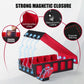 Kabinka 3900+ Card Deck Storage Box - Black & Red Commander Display Case with Removable Lid, 5 Toploaders, 48 Dividers, Dice Tray