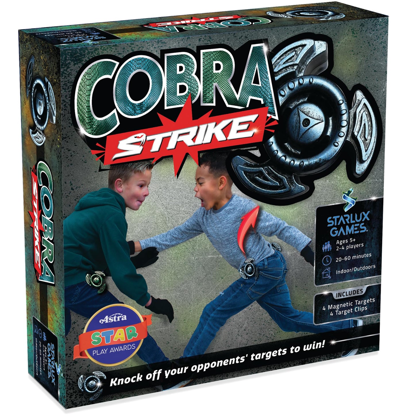A Wrestling & Karate Game: Cobra Strike – “Aim For The Target, Defend Your Own” | Ages 5+, 2-4 Players | Wrestling Toys For Boys 8-12+ | Karate Gifts | Ninja Toys | Sports Gifts | Active Toys For Kids