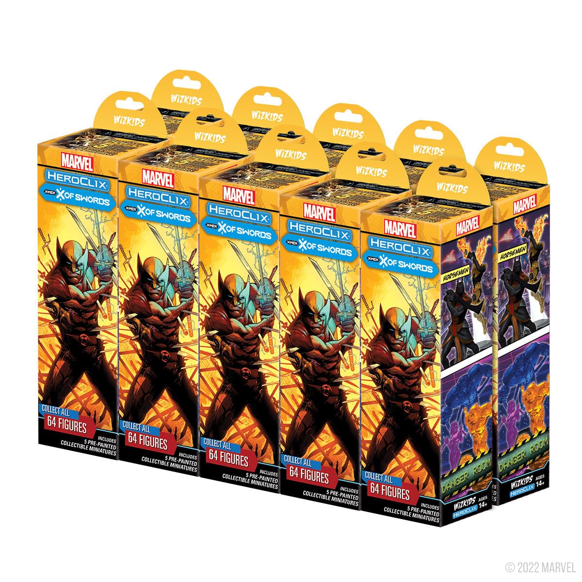 Marvel HeroClix: X-Men X of decorative replica blades Booster Brick