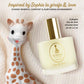Sophie la girafe Eau de Soin (Scented Skincare Water) | Includes Sophie Teether | fermented-style flavor Free | Nostalgic Childhood Scent of Orange Blossom & Vanilla (50 ml or 1.7 fl oz)