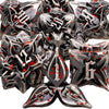 ARUOHHA Dungeons and Dragons Dice DND Metal Dice Set Handmade RPG Role Playing Games Blood Polyhedral Dice 6 Sided D&D Dice Set