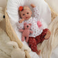Caliugsi Real Life Like Reborn Baby - 18'' Realistic Newborn Doll Girl, Lifelike Baby Doll With Soft Weighted Body, Reborn Gift