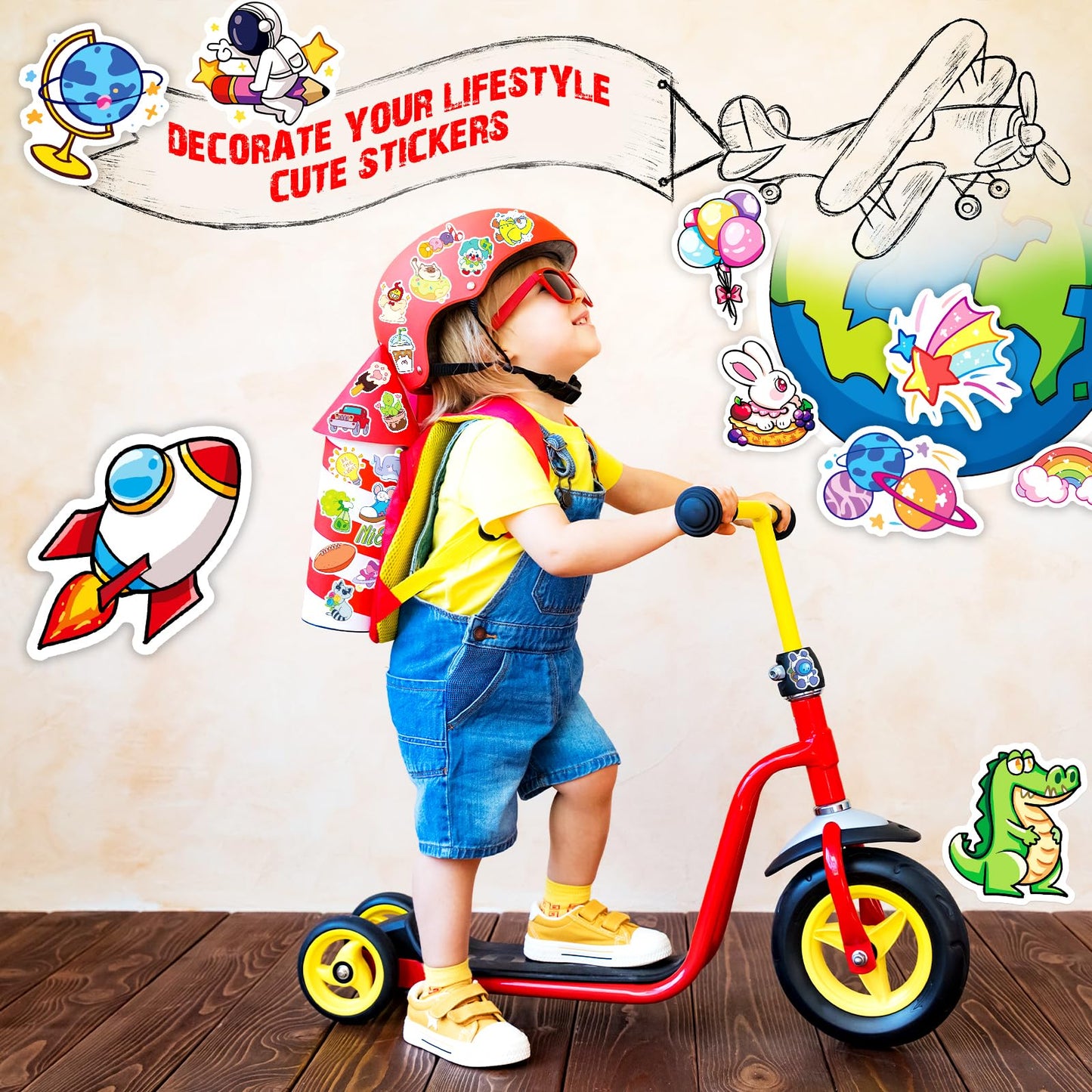 600Pcs Stickers For Kids, Water Bottle Stickers, Vinyl Waterproof Scrapbook Cute Bulk Stickers Pack For Laptop Skateboard Comput