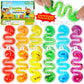 Lesong Sensory Squishy Toys Kids Toddlers - Fidget Toys Sensory Tubes Calming Down Tools Filled With Goo, Glitter, Small Fidget 
