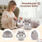 Tgifglonyi Positive Crochet Cat Emotional Inspirational Support Birthday Gifts For Sister,Handmade Knitted Cat For Women Coworke