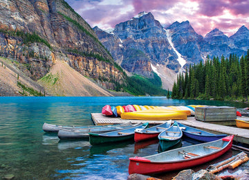 Eurographics Canoes On The Lake Jigsaw Puzzle (1000-Piece)