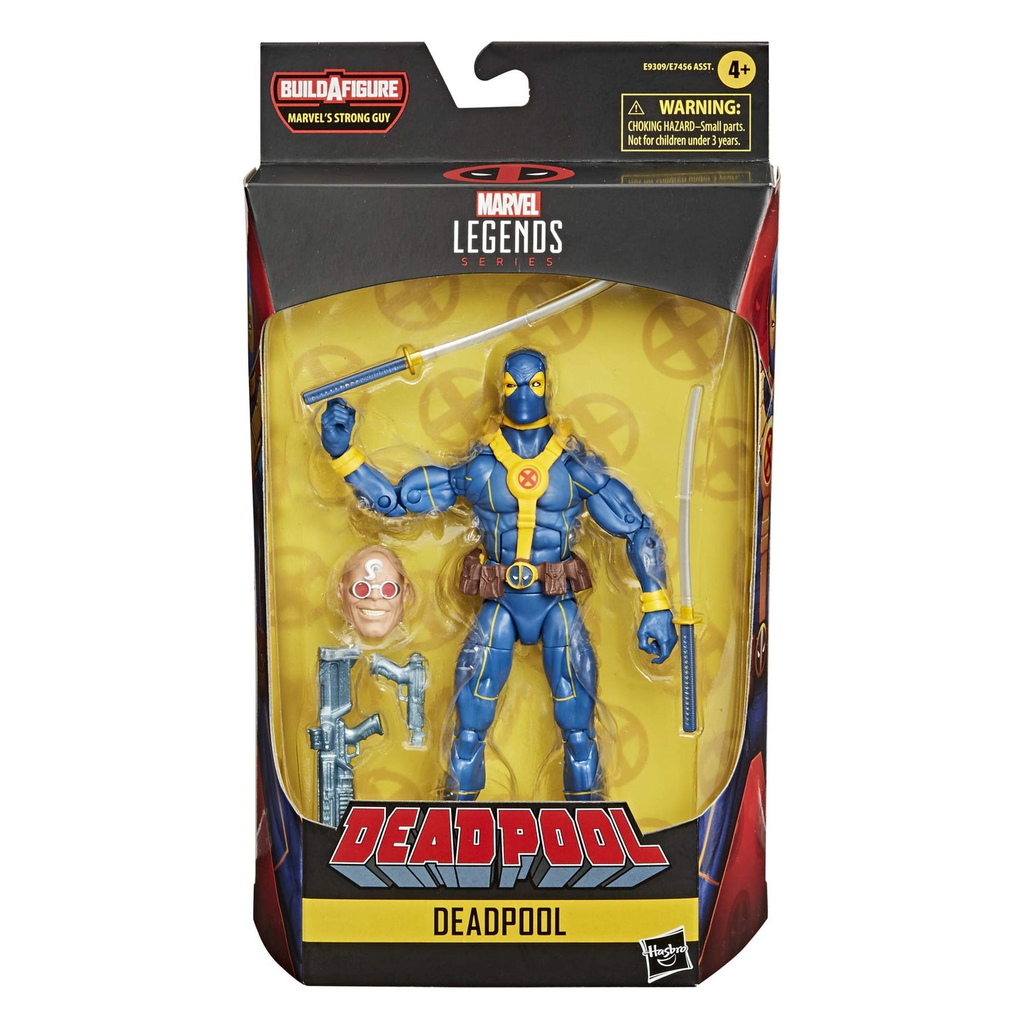 Marvel Hasbro Legends Series Deadpool Collection 6-inch Deadpool Action Figure Toy enhanced Design and 4 Accessories  Blue