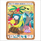 ABYZ Wooden Jigsaw Puzzle  Funkey Beach Art for Fun Educational & Little Explorers, 30Pieces & Pack of 3 Fun Games with Multic