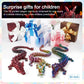 Rwsefk 30 In 3D Printed Dragon, 30Inch Dragon,3D Dragon Toy,Large Dragon Present,Ariculated Crystal Dragon(Red Black