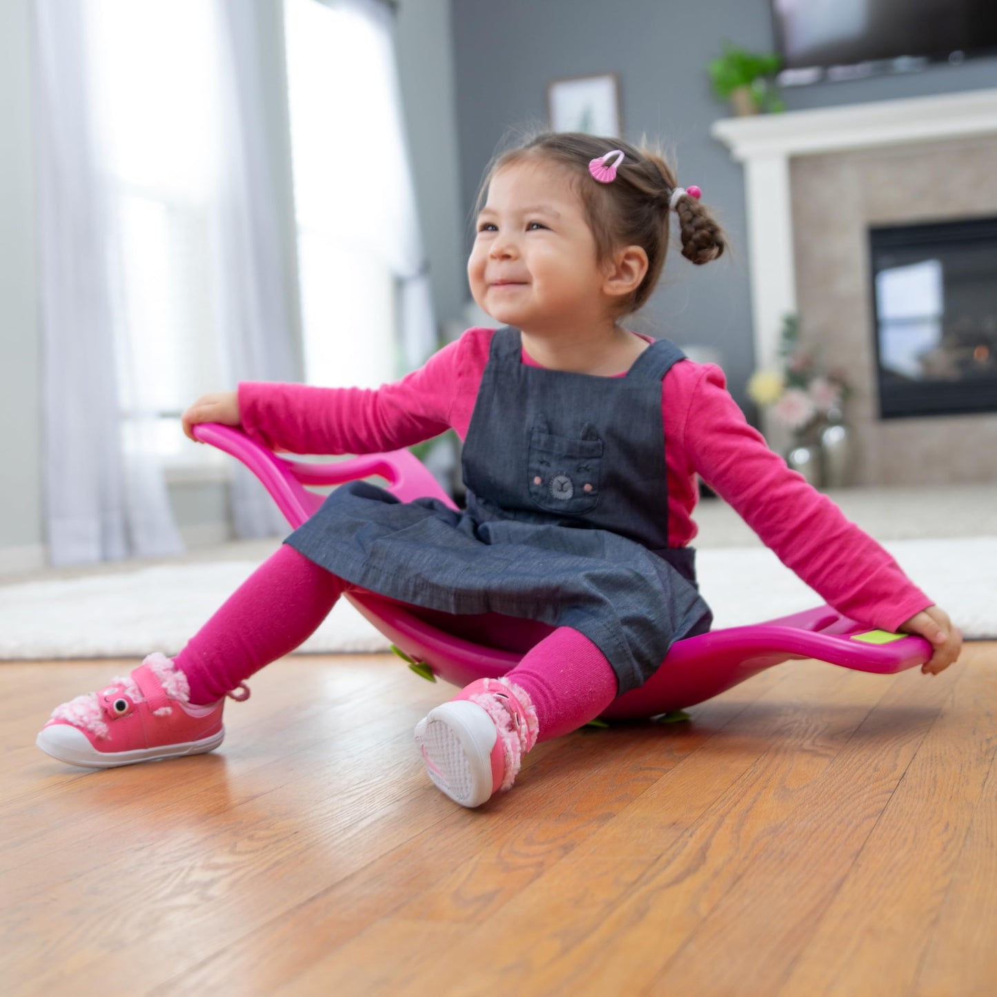 Fat Brain Toys Teeter Popper, Toddler Sensory Toys, Toddler Toys For Ages 3 And Up, Indoor Toy, Green