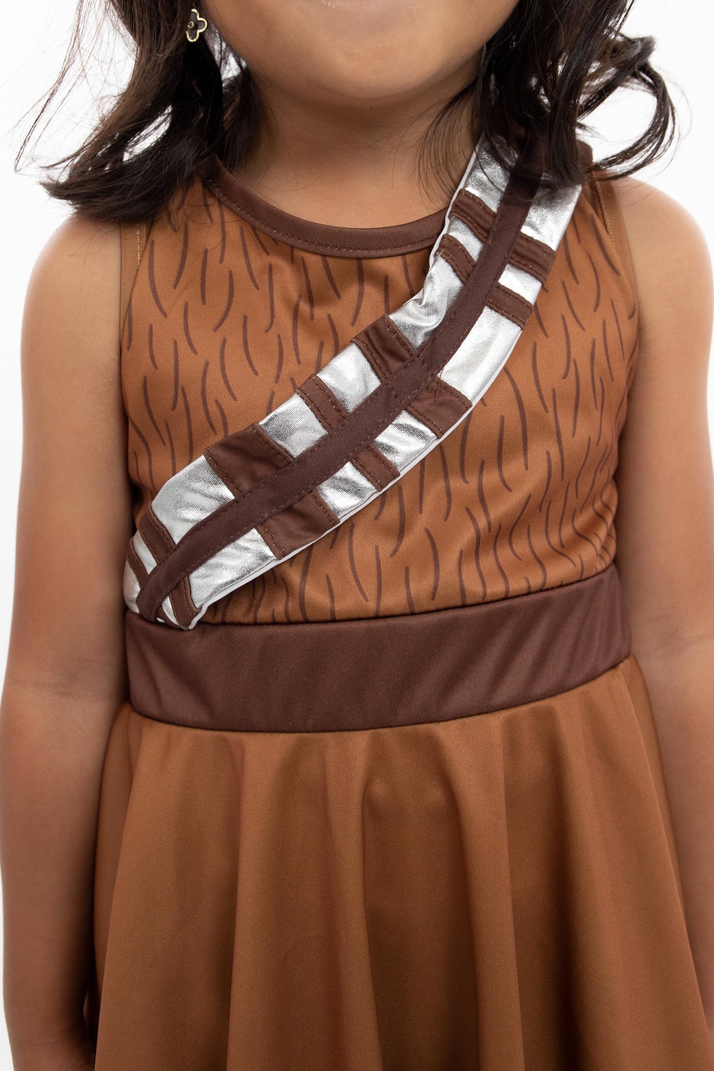 Little Adventures Galactic Fuzzball Twirl Dress Up Costume - Machine Washable Child Pretend Play Party Dress (Size 6)