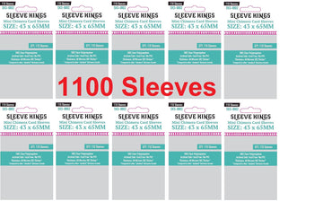 Sleeve Kings Mini Chimera Card Sleeves 43 X 65 Mm (10X110 Pack, 1100 Sleeves)