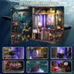 Book Nook Kits for mature-themeds - Ocean Mystery 3D Puzzle with LED | Pirate Shipwreck Diorama & Seashell Decor | Unique Gifts for Adventure Lovers (Blue)