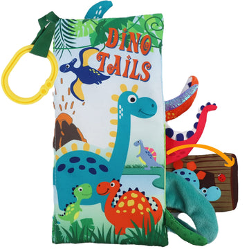 Dinosaur Baby Books 0-6 Months,Crinkle Cloth Books For Babies,Infant Tummy Time Toy Touch And Feel Toys 0-3-6-12-18 Months, Todd
