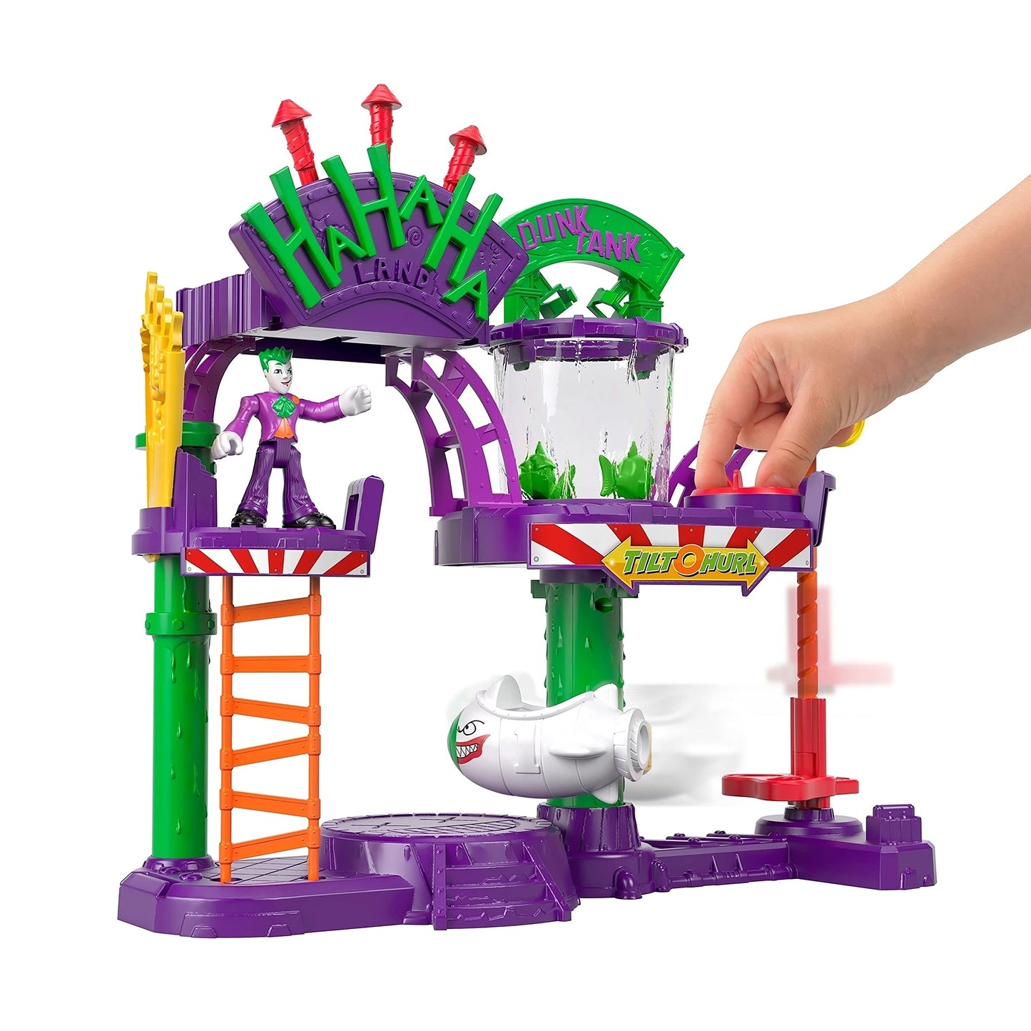 Fisher-Price Imaginext Dc Super Friends The Joker Laff Factory Playset