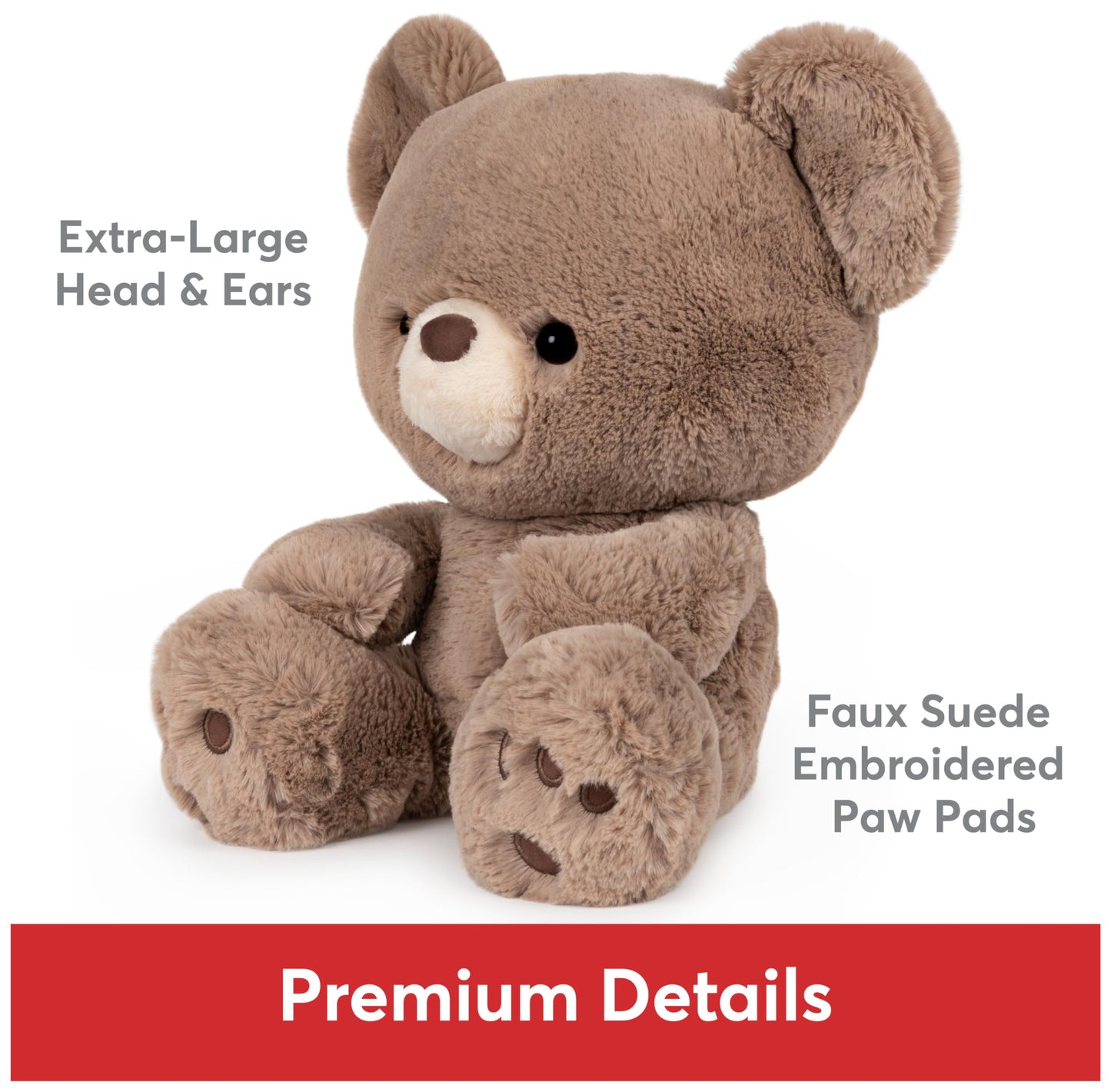GUND Kai Teddy Bear - Premium Plush Toy, 12" Light Brown Stuffed Animal for Ages 1 & Up, Model 6055966