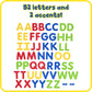 Ready 2 Learn Magnetic Alphabet - Uppercase - 52 Letters - Kids Foam Letter Magnets For The Classroom, Refrigerator Or White Board - Large Magnets For Better Attraction