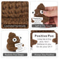 Giftiara Funny Positive Poo, Cute Crochet Potato Partner Toy With Positive Card Cheer Up Funny Gag Gifts For Best Friend Birthday Housewarming Women Teacher Fall