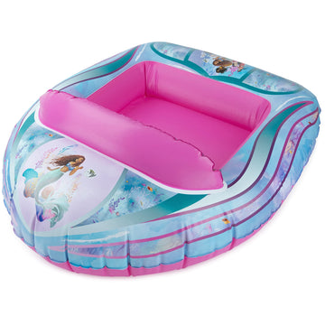 Swimways The Little Mermaid Inflatable Water Boat Vehicle, Inflatable Pool Floats And Kids Pool Toys, Little Mermaid Pool Party