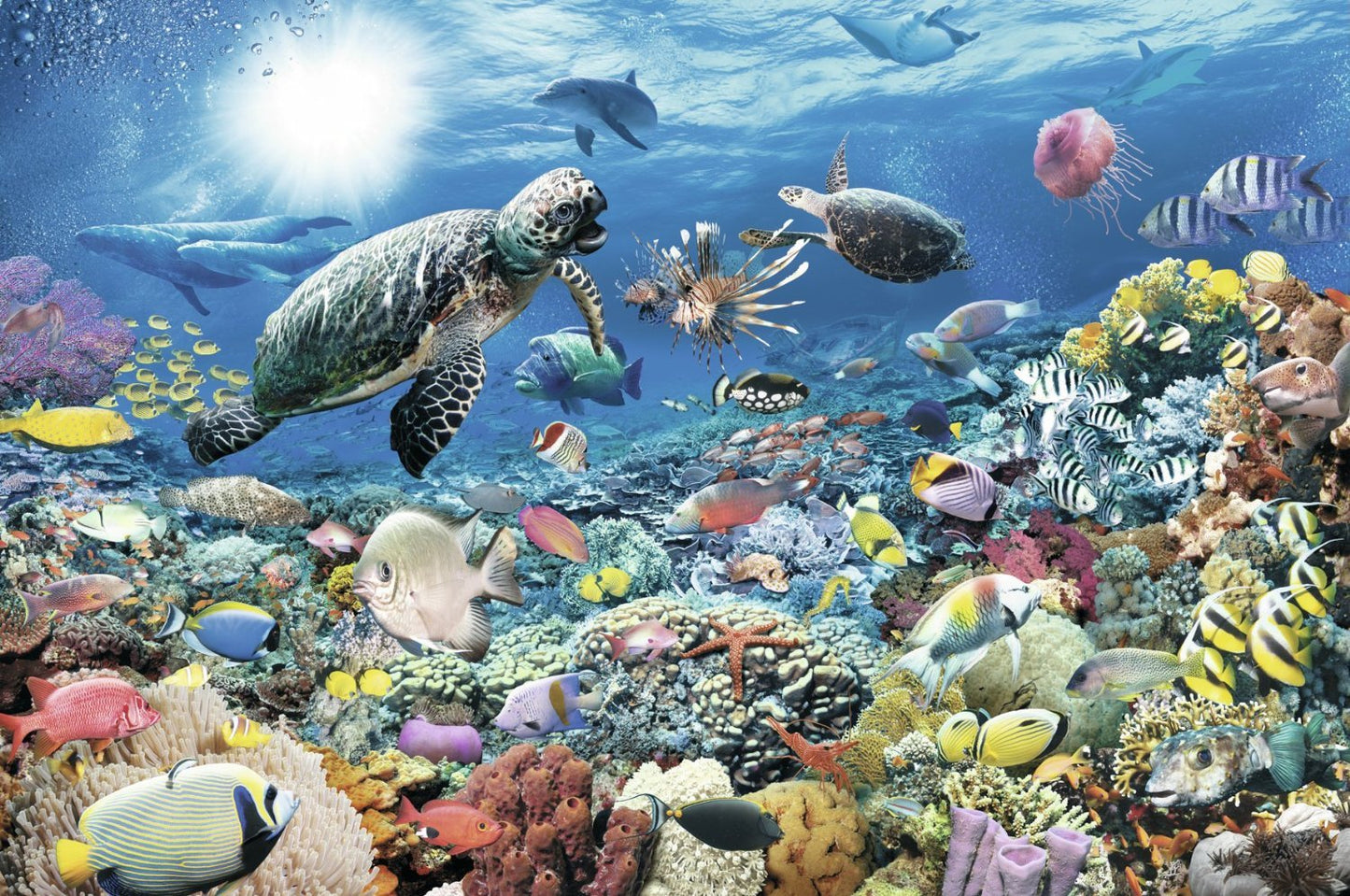 Ravensburger Beneath The Sea - 5000 Piece Jigsaw Puzzle | Precision Fit | enhanced Quality | Great Group Activity | FSC Certified