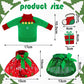 11 Pcs Christmas Elf Doll Clothes Accessories Include Green Red Sweater Skirts Attachable Santa Decals Christmas Elf Doll Outfit Clothes Gift For Xmas Holiday Decorations