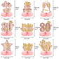 9Pcs 80Th Birthday Decorations Pink Rose Gold Honeycomb Centerpieces For Women,Happy 80Th Birthday Table Centerpieces Party Supp