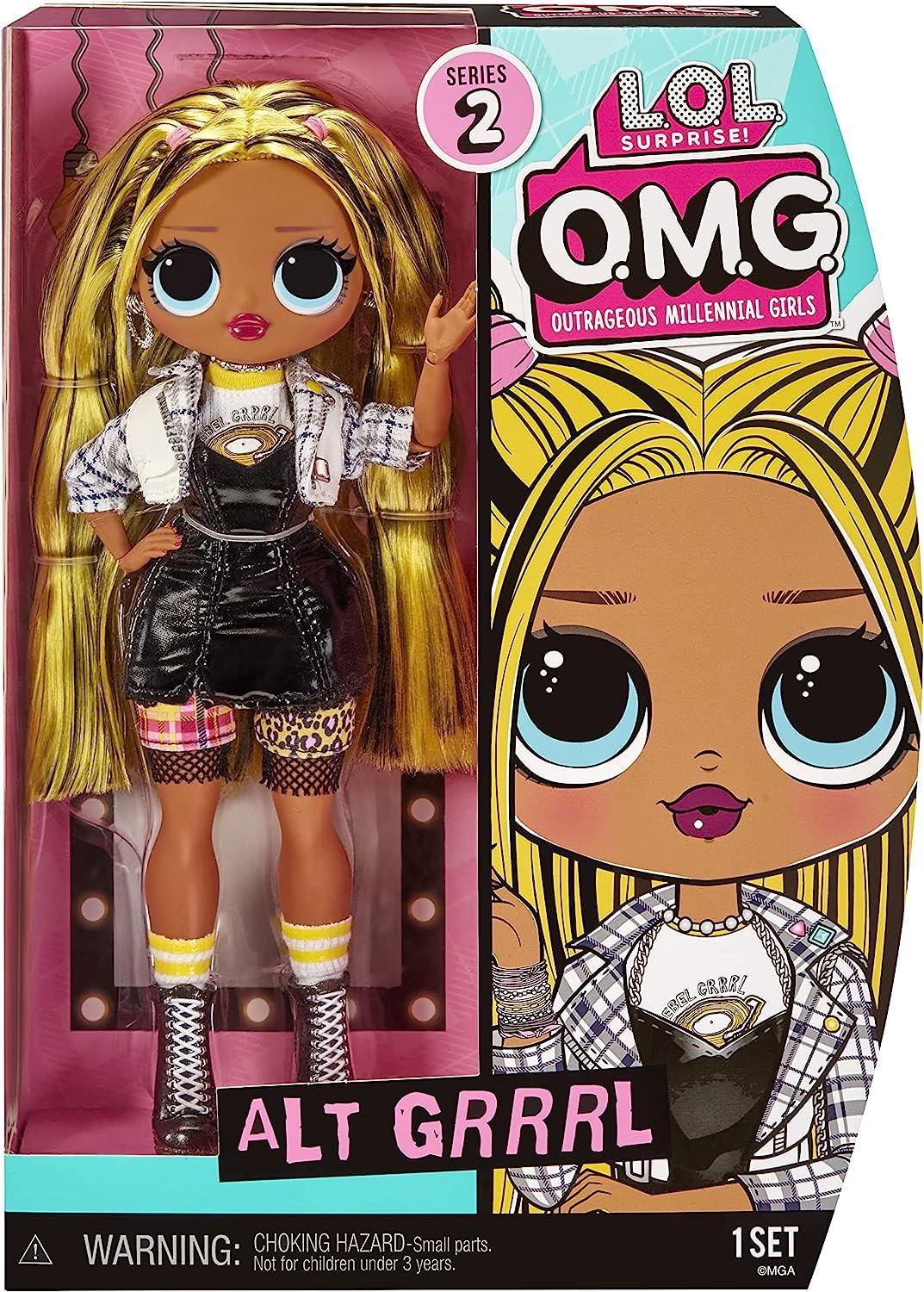 L.O.L. Surprise! OMG Alt Grrrl Fashion Doll - Great Gift for Kids Ages 4+