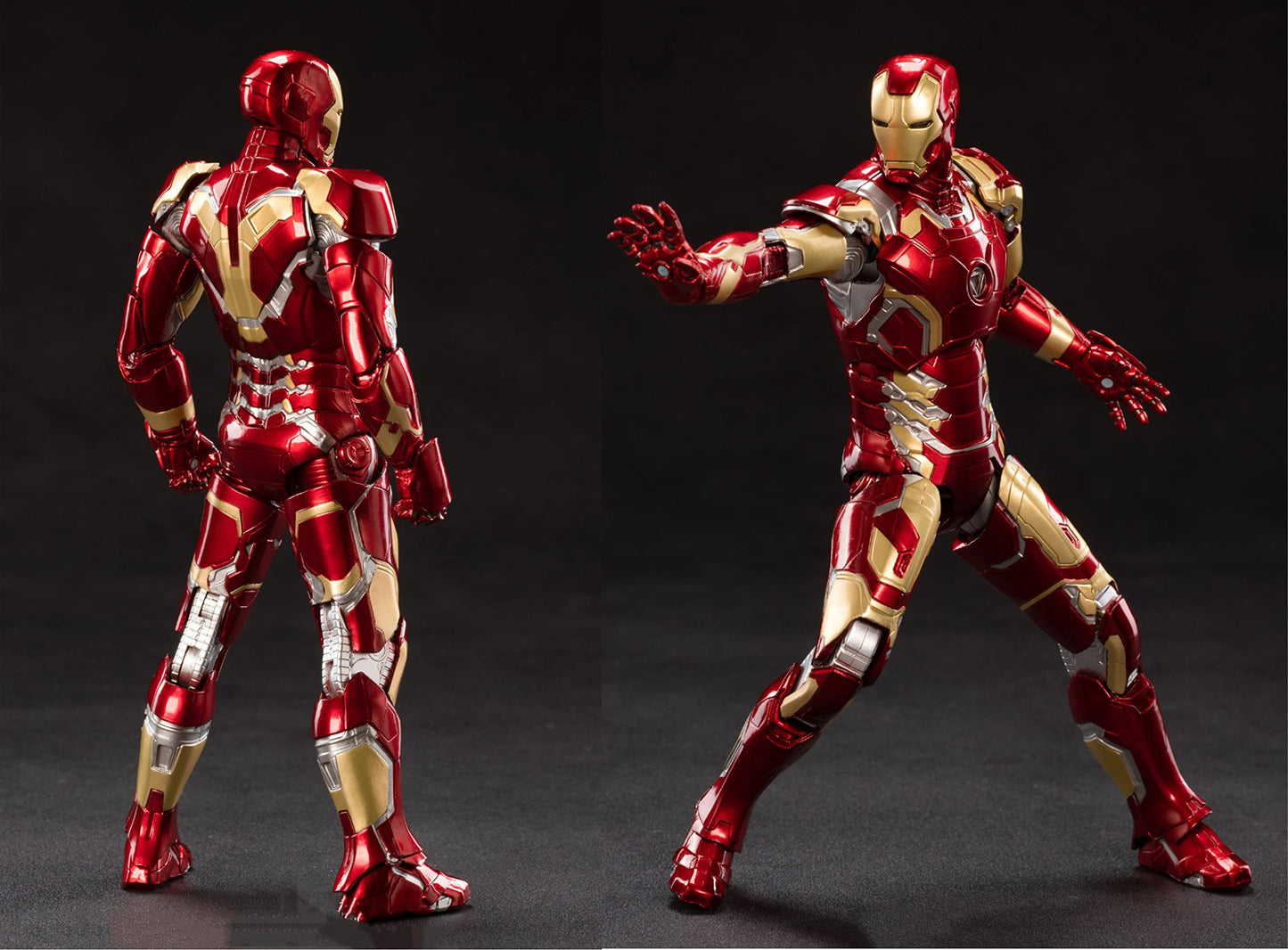 Lonullymege Ironman Mk43 Action Figure-2022 New Released 7 Inch Deluxe Painting Exquisite Collection Movable Model Gift (Mk Xliii)