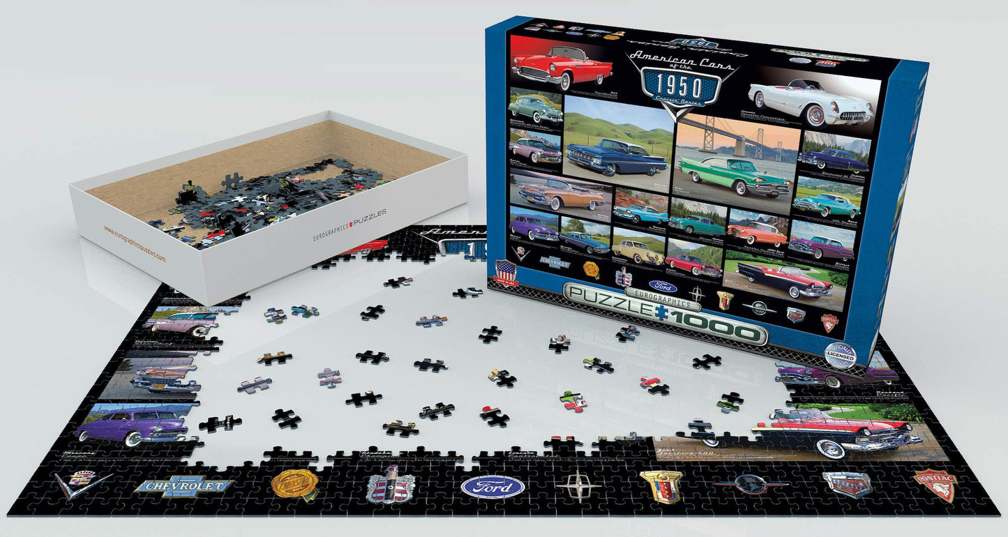 Eurographics 1950'S Cruisin' Classics Jigsaw Puzzle (1000-Piece)