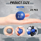 Zomiboo 20 Pieces Motivational Stress Balls Bulk for mature-themeds Back to School Gifts Fidget Inspirational Funny Toys Squeeze Balls Employee Appreciation Gift for mature-themed Goodie Bag(Bright Color)