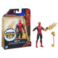 Spider-Man Marvel 6-Inch Upgraded Black & Red Suit Action Figure with Mystery Web Gear protective covering  Ages 4+
