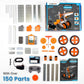 Avishkaar Robotics Advanced Kit|150-In-1 Diy Stem Metal Kit|Multicolor|150+ Parts|Learn Robotics|Coding & Mechanical Design|For