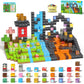 Axirata 208 Pcs Magn-Etic Building Blocks, Magn-Etic Block Building Cubes Set For Kids Toddlers Ages 3+, Stem Sensory Toys Mag-N