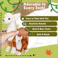 Forest & Twelfth Mom And Baby Mini Llama, Stuffed Animals For Boys And Girls, Nursery Decor, Zoo Animals For Toddlers, Plush Toys, Soft, Huggable And Squeezable