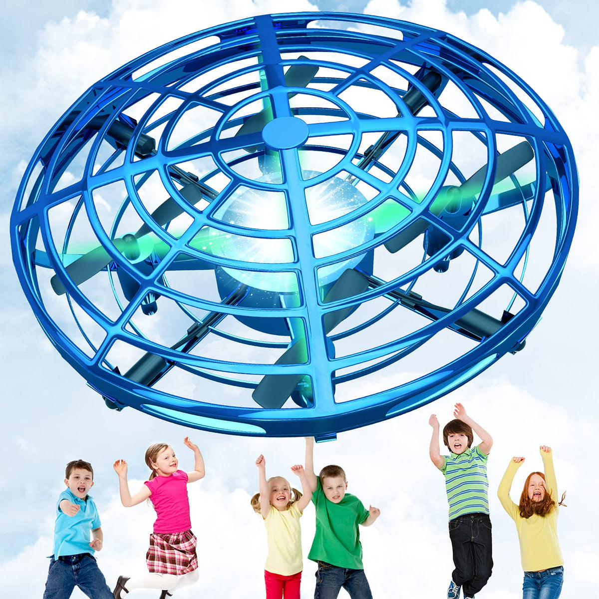 Interactive LED Rotating Drone