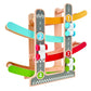 Hape Oddler Toys For 1 2 Year Old Boy & Girl Gifts Wooden Race Track Car Ramp Racer With 4 Mini Cars