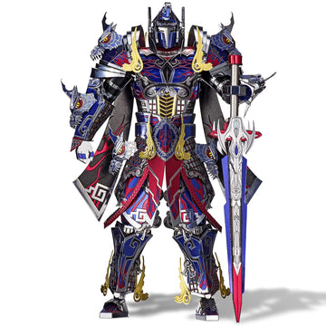 Piececool 3D Metal Puzzles Mecha Model Kits-The Titan Figure Model Building Blocks Kits For Adults, Diy Brain Teaser 3D Puzzle For Men Teen Students Hobbies Fidget Toys Gifts -157 Pcs