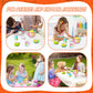 PullCrease 45 Pcs Spring Paint Your Own Tea Kit Craft DIY Tea Kit for Kids Ages 8+ Mini Ceramic Tea Cups to Paint Including Porc