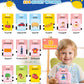 Bravokids Talking Flash Cards Toddler Toys, Preschool Educational Sensory Toys With 112 Double Sided Cards For 1 2 3 4 5 6 Year Old Boys And Girls, Interactive Learning Toys Gifts For Kids, Pink