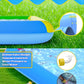 Raxurt Splash Pad, 97''- 72'' Non-Slip Splash Pad for Kids and Dogs, Thickened Durable Square Dog Pool with Sprinkler Summer Out
