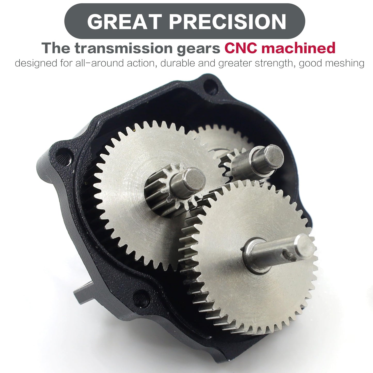 Raflot Stainless Steel 16.6:1 Transmission Gear Set with 11 Tooth Motor Pinion for TRX4M 1/18 RC Crawler Car Upgrade
