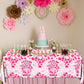 Let'S Go Girls Tablecloths, 3 Pcs Cowgirl Birthday Party Supplies Rectangle Table Covers Disposable Disco Cowgirl Party Tableclo