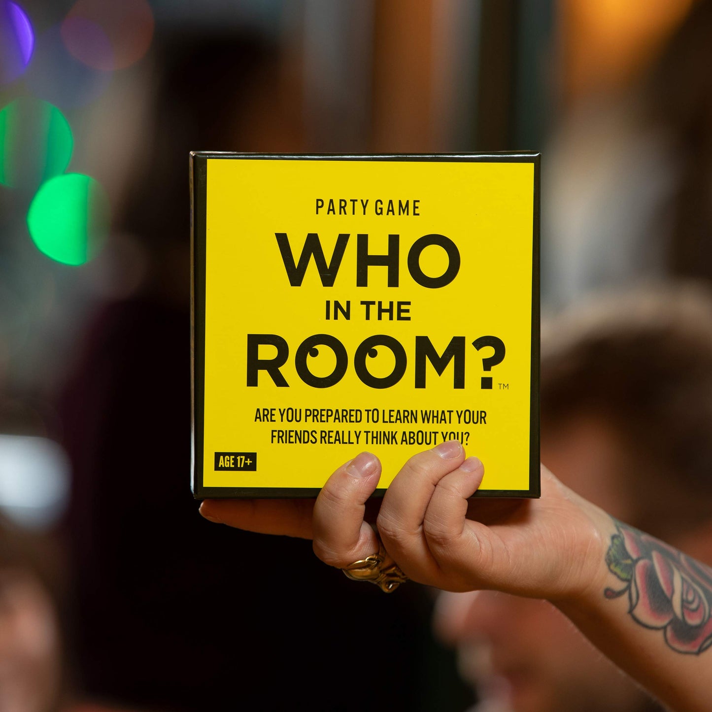 Hygge Games Who In The Room? Party Gamef Yellow