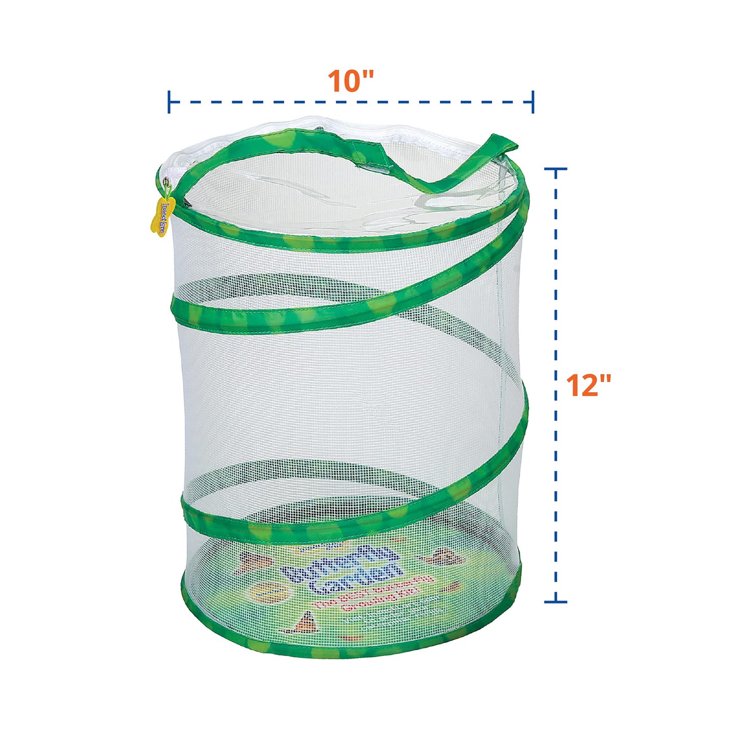 Insect Lore Butterfly Garden With Live Cup Of Caterpillars | English And Spanish Stem Activity Journals | 5 Painted Lady Butterfly Baby Caterpillars And Mesh Habitat