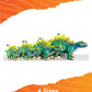 Real Planet 15' Cute Dinosaur Plush - Dino Stuffed Animal, Little Boy Dinosaur Toy, Baby Stuffed Dinosaur, Kids Stuffed Animal, (Green Stegosaurus, 15') (26' Long) (26' Long)