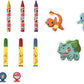 Innovative Designs Pokemon Kids Coloring Art Set with Stickers and Stampers