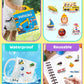 Benresive Reusable Sticker Books For Kids 2-4, Sticker Books For Toddlers 1-3, Toddler Sticker Book Age 2-4, Toddler Travel Toys Activities Crafts Gifts - Farm, Space And Vehicle
