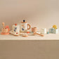 Pairpear Wooden Tea Set For Toddlers,Wooden Toys Tea Party Set Play Kitchen Accessories For Kids Girls And Boys 3 Years And Up,T