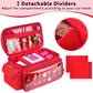 Jaffzora Carrying Case Compatible with Toniebox 2 & 1 Starter Set Cute Storage Bag Fits for Tonies Figures Characters Tonies Headphones & Accessories  Red(Bag Only)