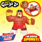 Goo Jit Zu Heroes of Goo Jit Zu - Multicolor Spongy Bear Action Figure, Model 41031, Medium Rubber Toy